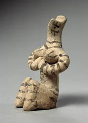 Figure stéatopyge, Tell Halaf, 6e-5e millénaire av. J.-C. (terre cuite)