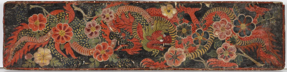 Couverture de manuscrit bouddhiste, 1659