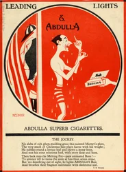 Cigarettes Abdulla, années 1920