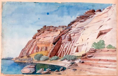 Abou Simbel, Égypte, 19ème siècle
