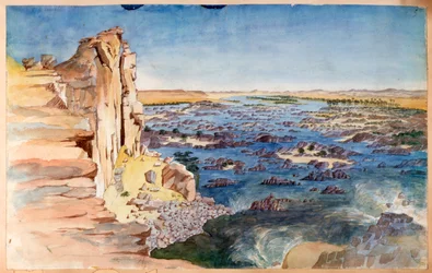 Le Nil, Égypte, 19ème siècle
