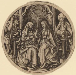 Madone et Enfant avec Saints Christophe et Érasme