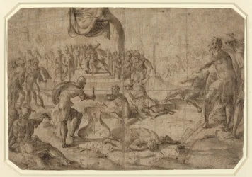Scène de sacrifice (Gaius Mucius Scaevola ?)