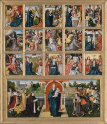 Les Quinze Mystères et la Vierge du Rosaire