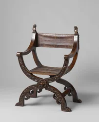 Chaise pliante, vers 1620-50