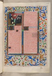 Un dominicain lisant à ses frères (Rubriques pour les fêtes), Bréviaire, Usage des Dominicains (