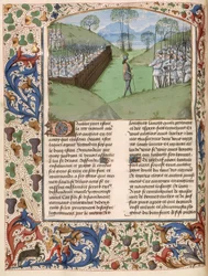 La palissade saxonne à la Bataille de Hastings (1066) de 