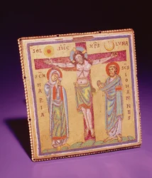 Plaque avec la Crucifixion, vers 1150-75