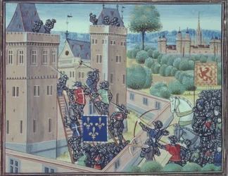 La Capture du Château de Wark par les Français et les Écossais, du Livre II des 