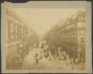 Paris, Perspective du Boulevard Montmartre