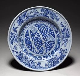 Grande assiette, fin des années 1600