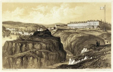Whitby, Khyber Pass (Angleterre), avec une vue d
