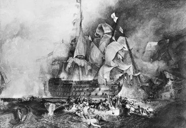 HMS Victory, navire de guerre britannique, vers 1805