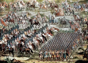 La bataille de Higueruela le 1/07/1431 opposant l