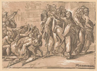 Christ guérit les lépreux