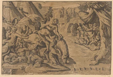 Cloelia traverse le Tibre