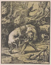 Hercule et le lion de Némée