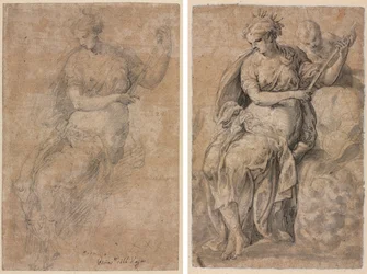 Figure allégorique (recto et verso)