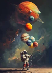 Les ballons « Planète de l