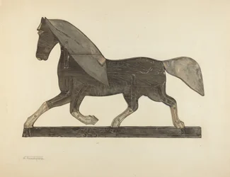Girouette en forme de cheval