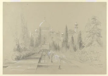 Le Taj Mahal, Agra, 24 janvier 1870
