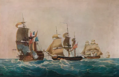 Capture du Guillaume Tell, vers 1805