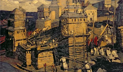 Construction de la ville, 1902