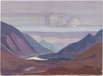 Rivière Chandra, étude, 1931