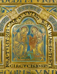 La circoncision de Jésus ... (émail sur cuivre doré)