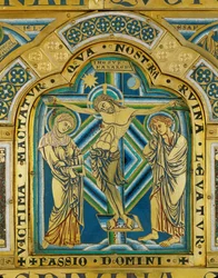 La crucifixion ... (émail sur cuivre doré)