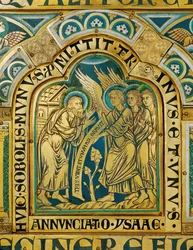 Les trois anges rendent visite à Abraham ...