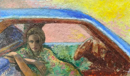 Convertible, 2020-23 (huile sur carton)