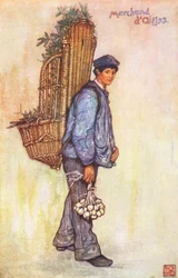 Un vendeur de rue, Falaise