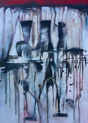 Figures abstraites Red Dot