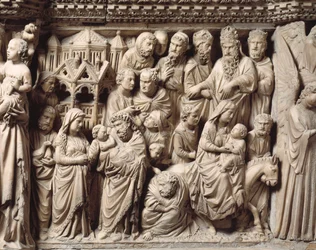 Présentation au temple et fuite en Égypte (détail)