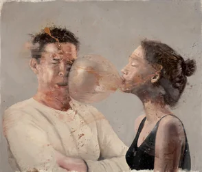 Bulle I (Fille avec un boxeur)