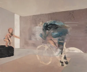Enfant avec cycliste, 2019