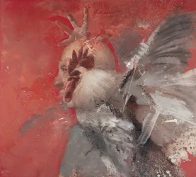 Homme avec un coq II
