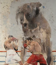 Trois boxeurs II