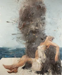 Femme avec chien II, 2021
