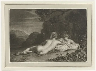 Paysage avec deux nymphes