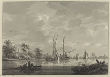 Tull sur la rivière Waal