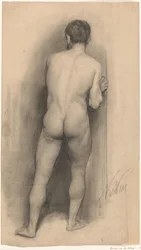 Nu masculin vu de dos