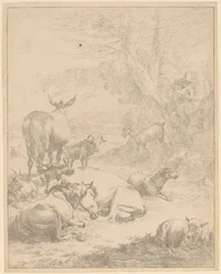 Troupeau au repos