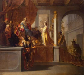 Reine de Saba devant Salomon, 1640s