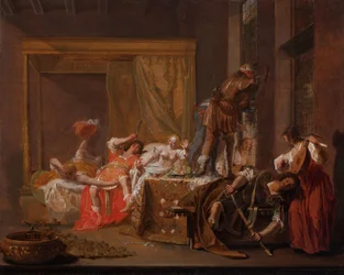 Scène du mariage de Messaline et Gaius Sillius