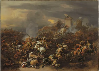 La Bataille entre Alexandre et Porus