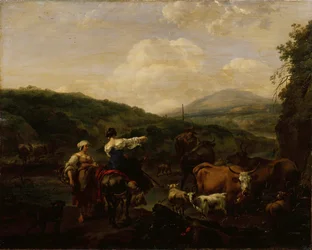 Bétail dans un lieu d