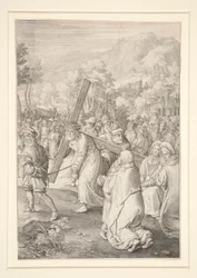 Christ portant la croix (Série de la Passion)