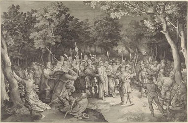 Baiser de Judas et arrestation du Christ